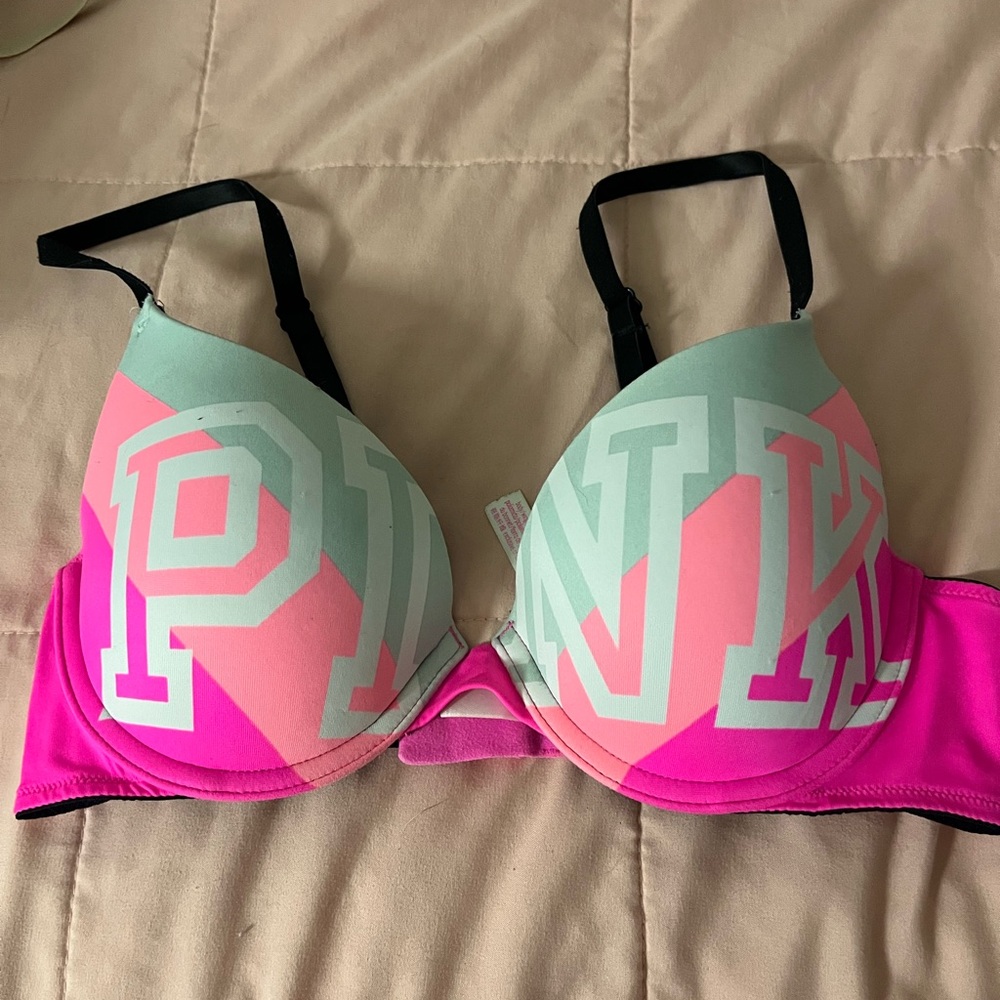 PINK Victoria's Secret Bold Colorblock Bra